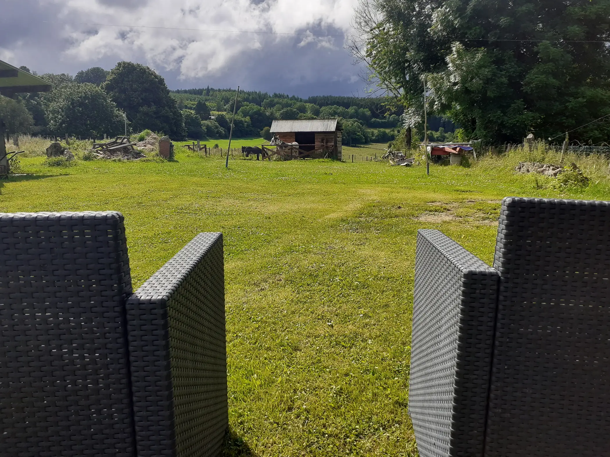 Cottage for 7 people in Manhay Altitude 445 : B&B Le Repos du Nomade